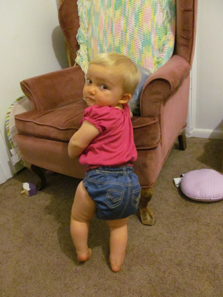 "Oh hi, there, I didn't see you seeing me looking all cute."